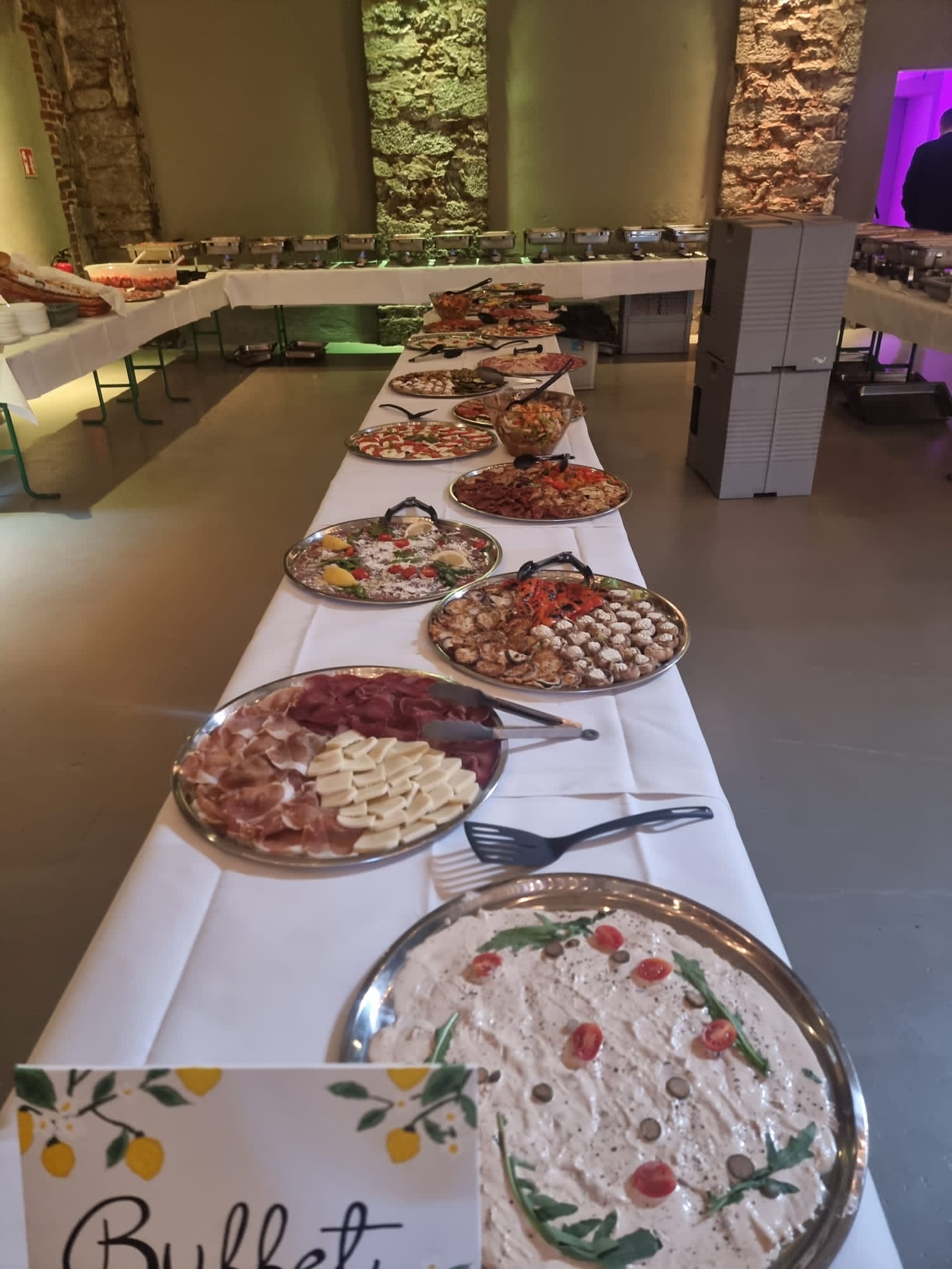 Italienisches Buffet von Mille Gusti bei einer Veranstaltung