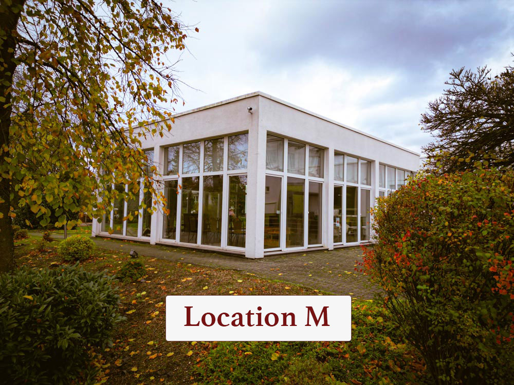 Außenansicht der Eventlocation M in Solingen
